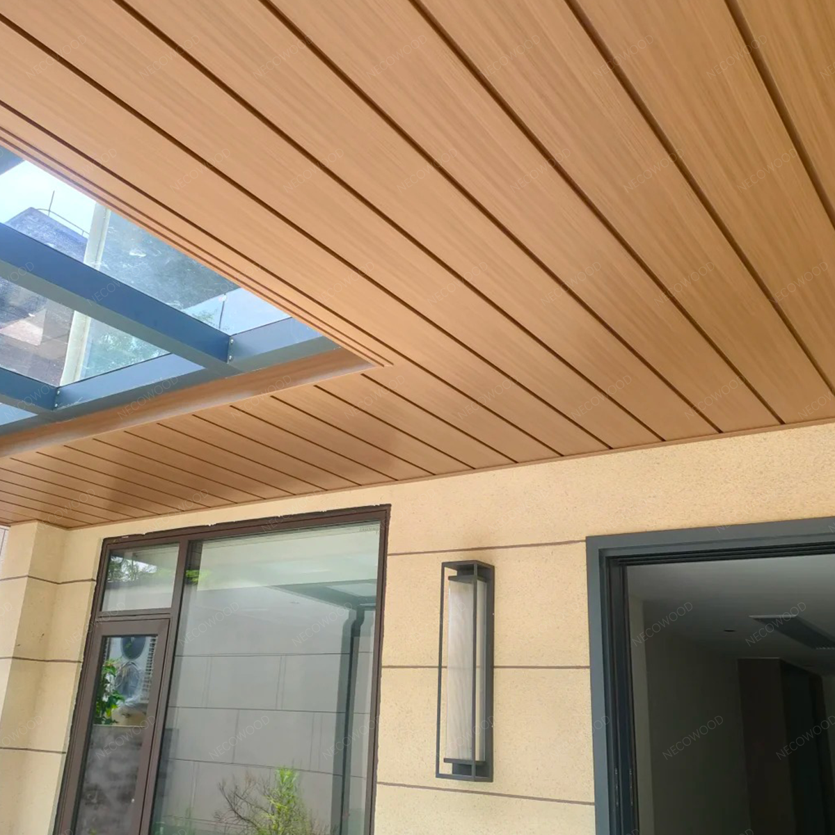Necowood ASA Outdoor Ceilings - Southeast Asia at Middle East Application Cases Necowood ASA Outdoor Ceilings - Southeast Asia at Middle East Application Cases