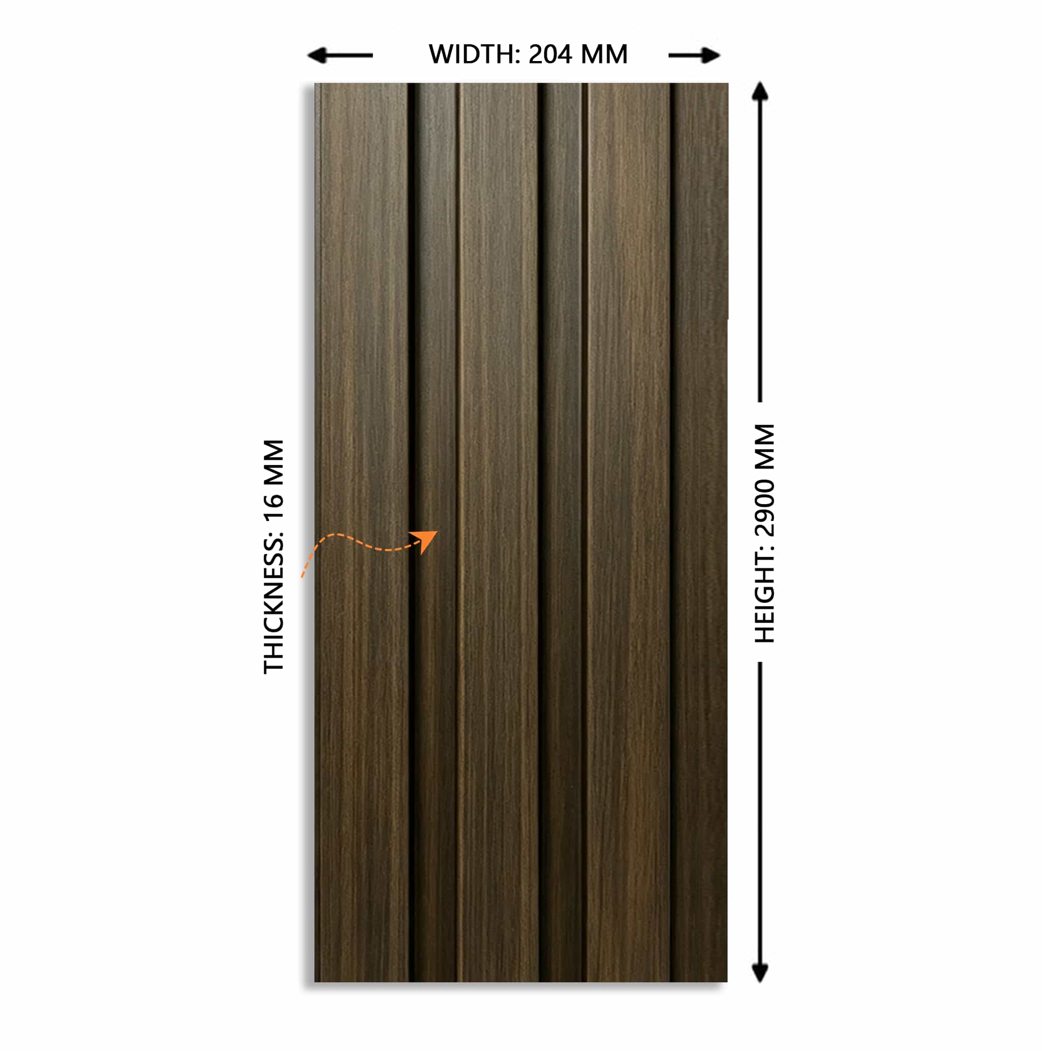 Anti-Fading ASA Co-Extrusion Outdoor Wall Board
