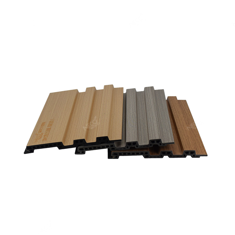 Commercial Hotel Accent Fluted WPC Wall Panel 138*12mm