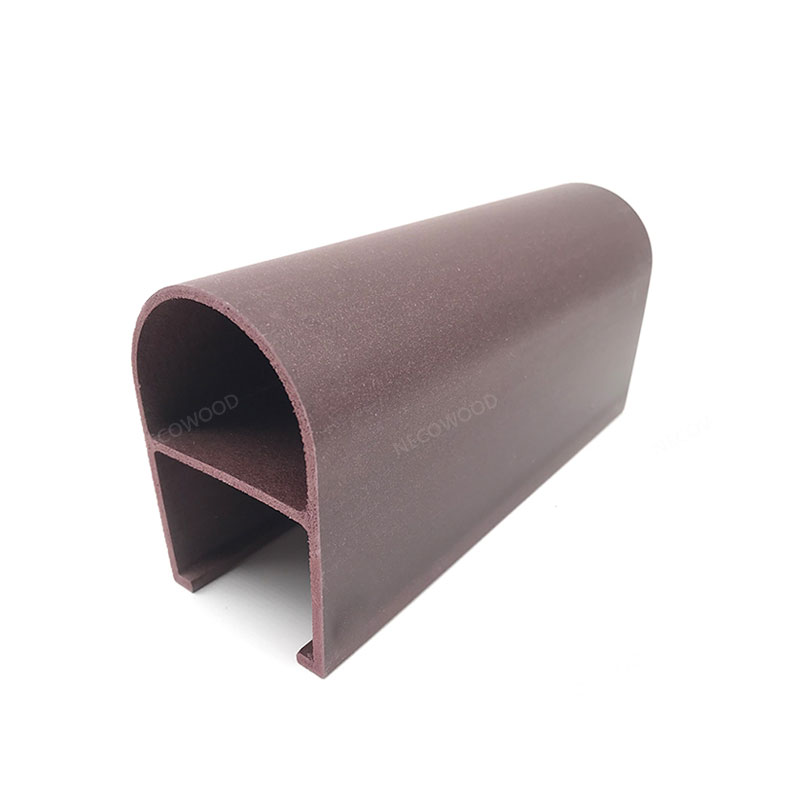 Semicircle arc fiber wpc ceiling panel