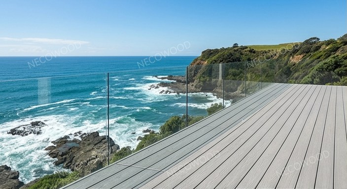 NECOWOOD WPC Decking in New Zealand Coastal Setting