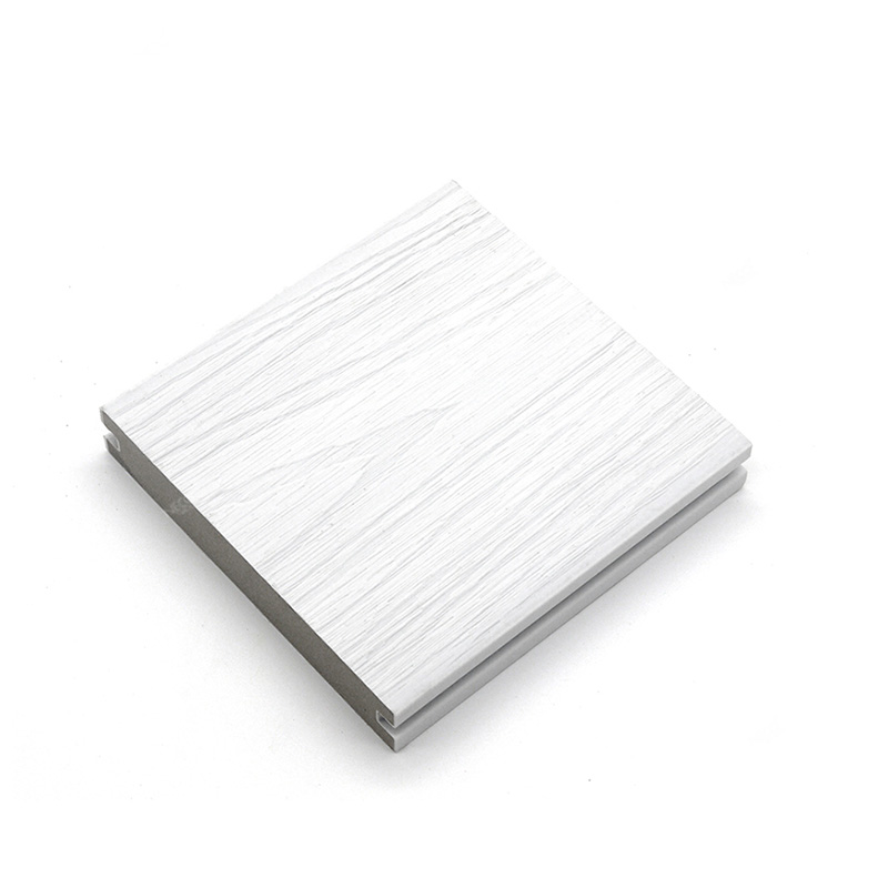 Mababang Pagpapanatili ng Banayad na Gray na Embossed WPC Deck