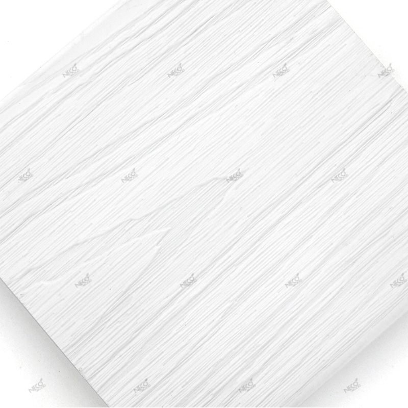 Mababang Pagpapanatili ng Banayad na Gray na Embossed WPC Deck
