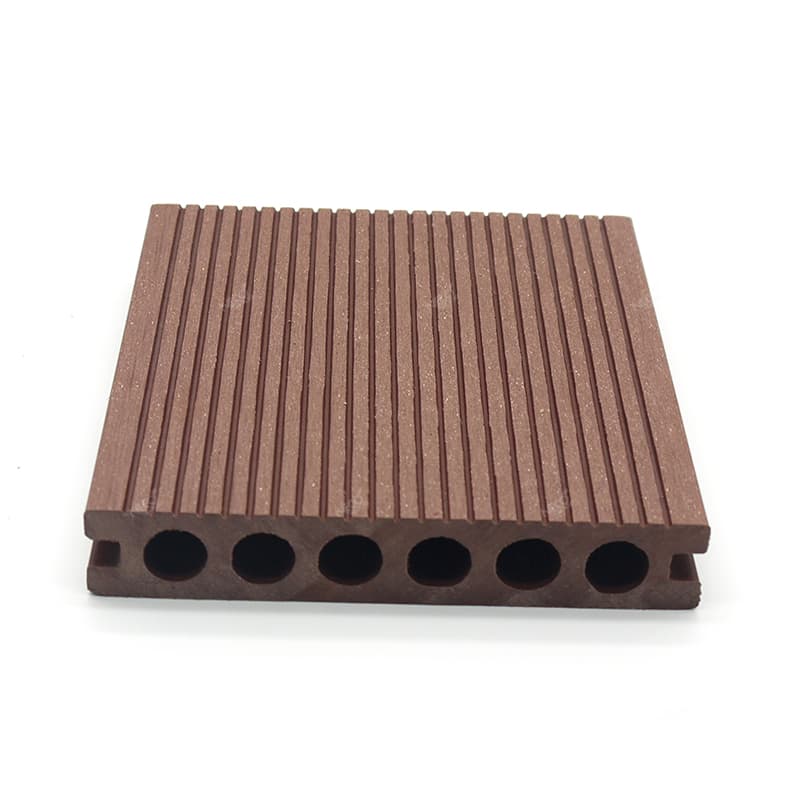 Panlabas na WPC Round Hole Composite Decking Panlabas na WPC Round Hole Composite Decking