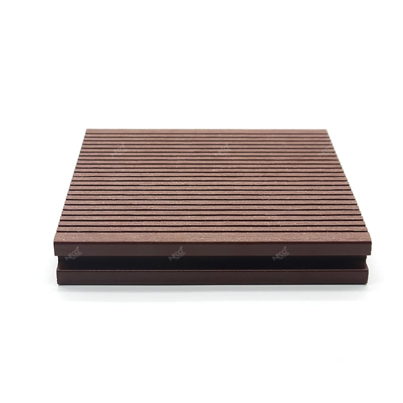 Panlabas na WPC Round Hole Composite Decking