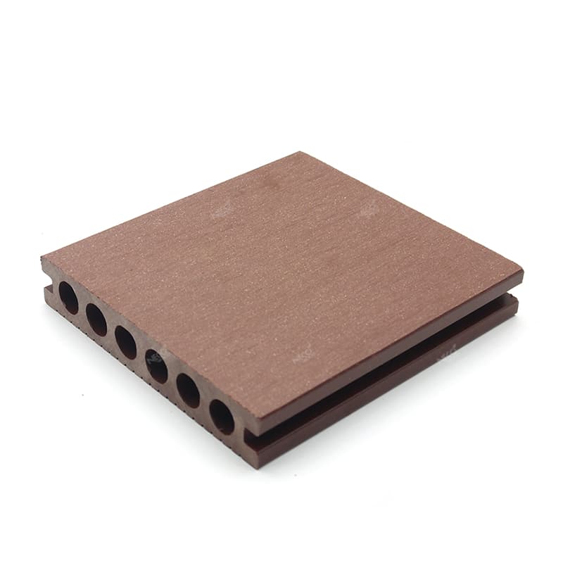 Panlabas na WPC Round Hole Composite Decking
