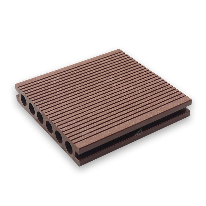 Panlabas na WPC Round Hole Composite Decking