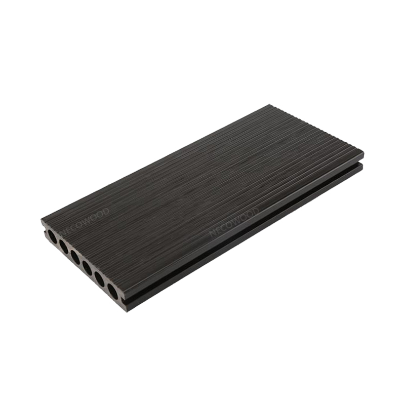 Quick-install square hole pe co-extrusion decking