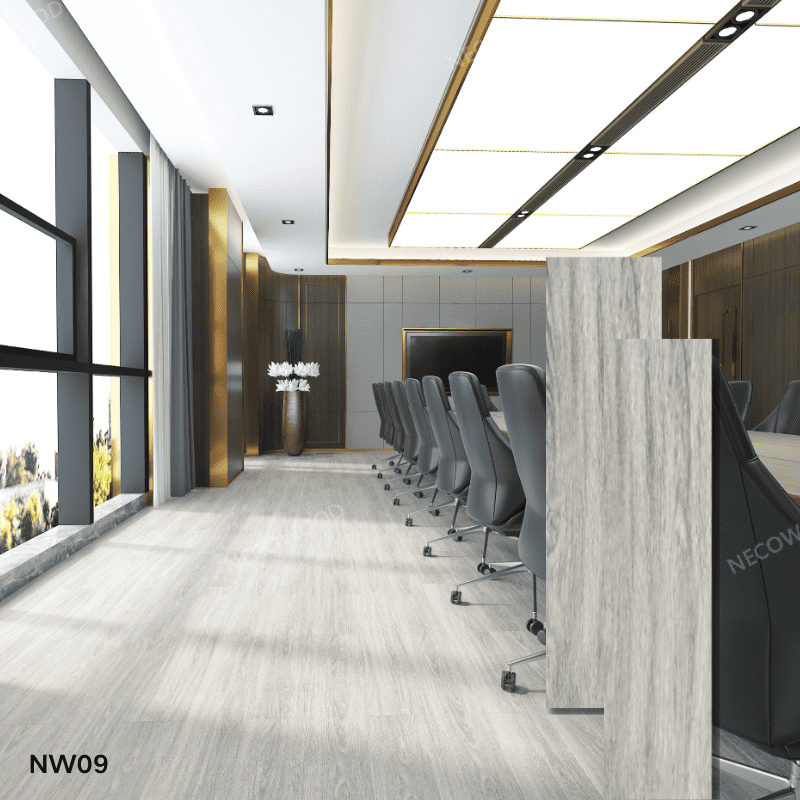 Scratch-resistant UV coating vinyl SPC sahig